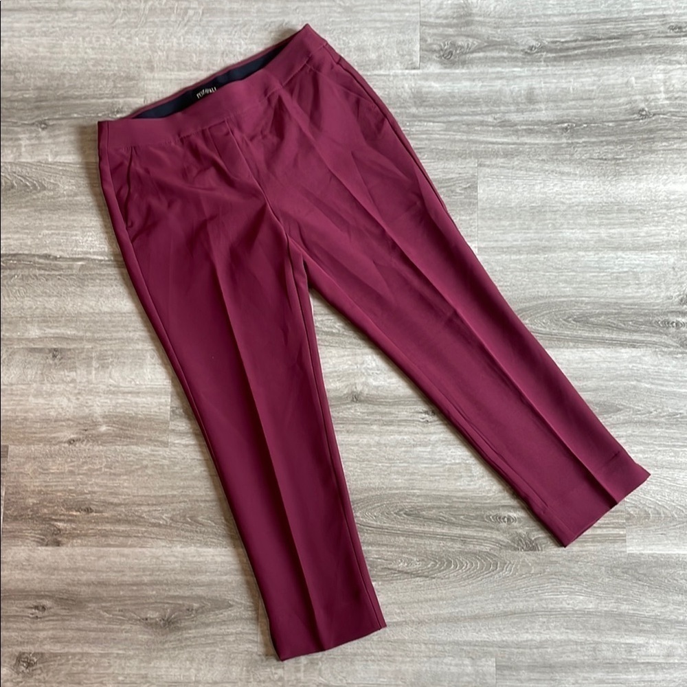 Burgundy Trousers